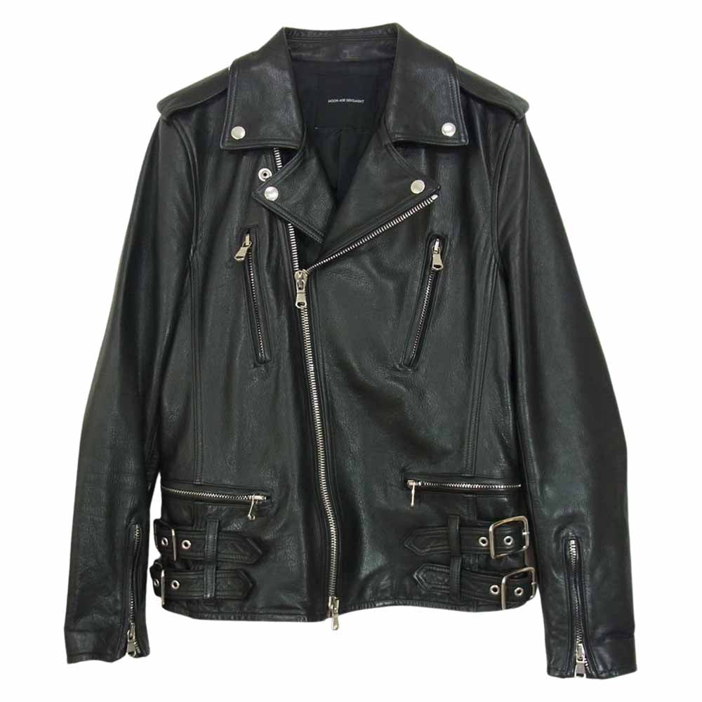 ムーンエイジデビルメント ダブルライダース レザージャケット ブラック系 46【中古】