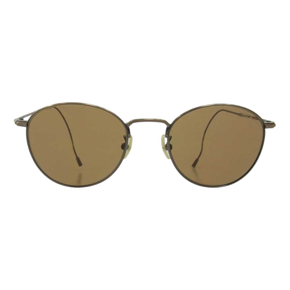 フォーナインズ F-08S feelsun フィールサン チタン ボストン 巻つる サングラス ブロンズ系【極上美品】【中古】