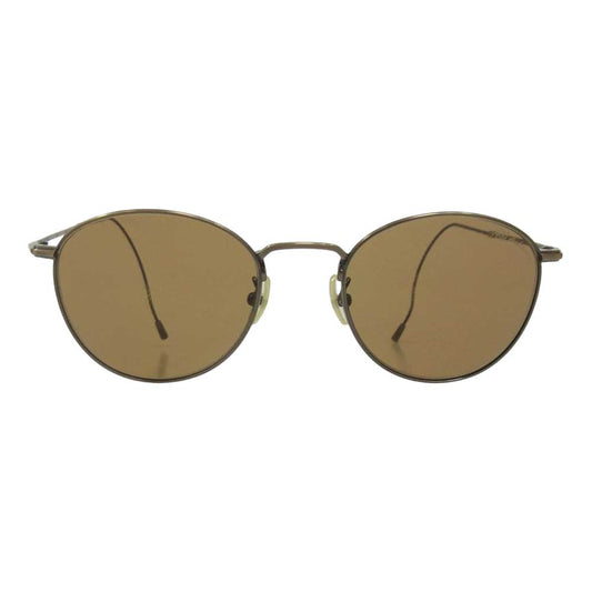 フォーナインズ F-08S feelsun フィールサン チタン ボストン 巻つる サングラス ブロンズ系【極上美品】【中古】