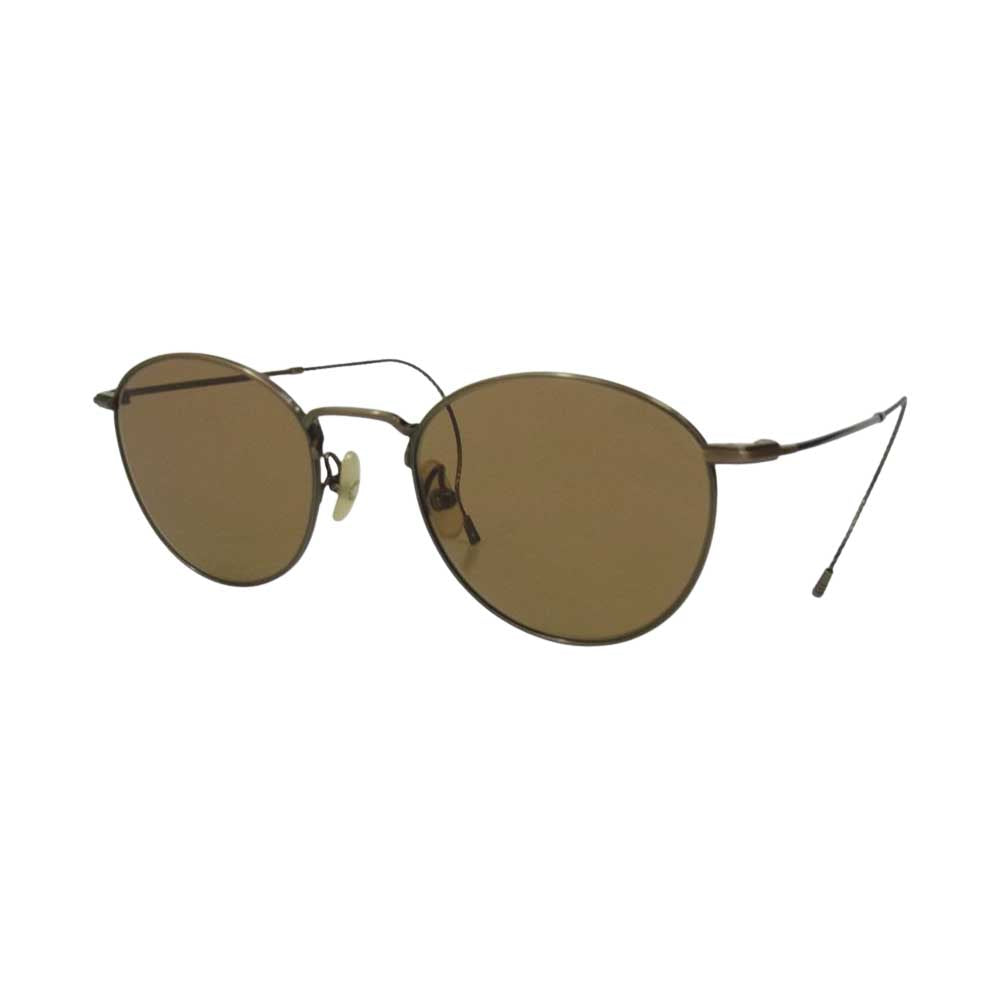 フォーナインズ F-08S feelsun フィールサン チタン ボストン 巻つる サングラス ブロンズ系【極上美品】【中古】