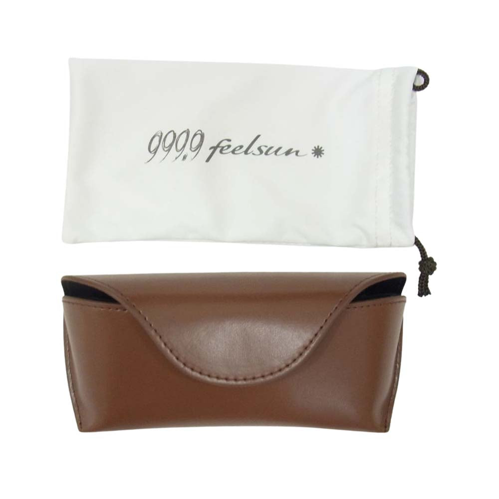 フォーナインズ  F-22NPM  feelsun フィールサン サングラス ブラウン系【極上美品】【中古】