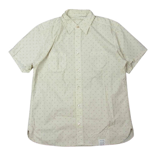ORGUEIL オルゲイユ OR-5073A Short Sleeve Work Shirt ショート スリーブ ワーク 半袖 シャツ ベージュ ベージュ系 38【美品】【中古】