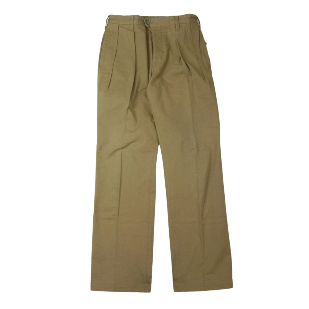 ORGUEIL オルゲイユ OR-1076B French Army Chino Trousers フレンチ アーミー チノ パンツ ベージュ系 30【中古】