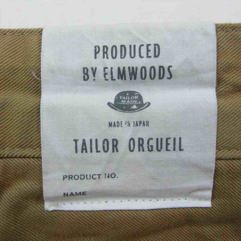 ORGUEIL オルゲイユ OR-1076B French Army Chino Trousers フレンチ アーミー チノ パンツ ベージュ系 30【中古】