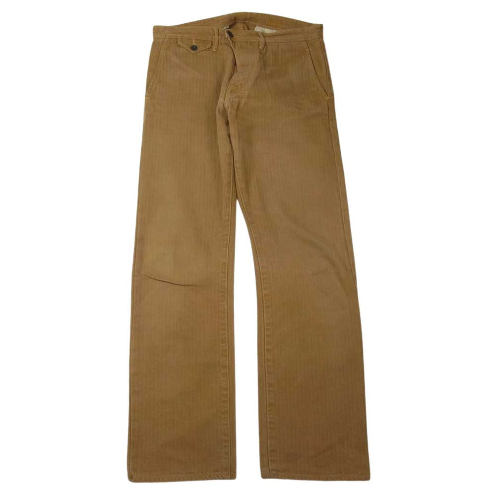 ORGUEIL オルゲイユ OR-1007 Herringbone Trousers ヘリンボーン トラウザー パンツ ライトブラウン系 30【中古】