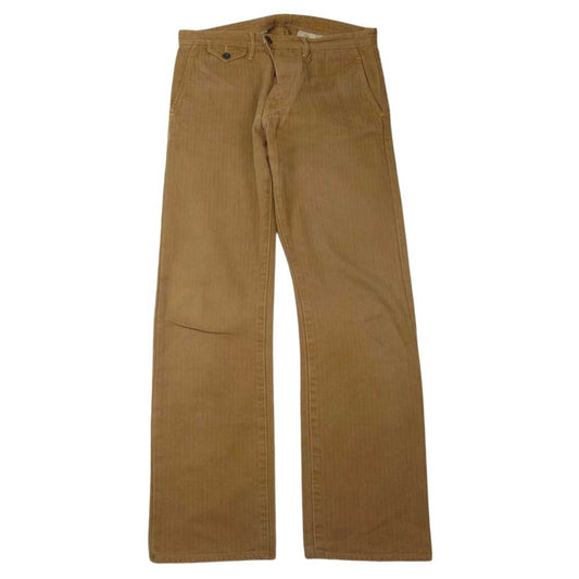 ORGUEIL オルゲイユ OR-1007 Herringbone Trousers ヘリンボーン トラウザー パンツ ライトブラウン系 30【中古】