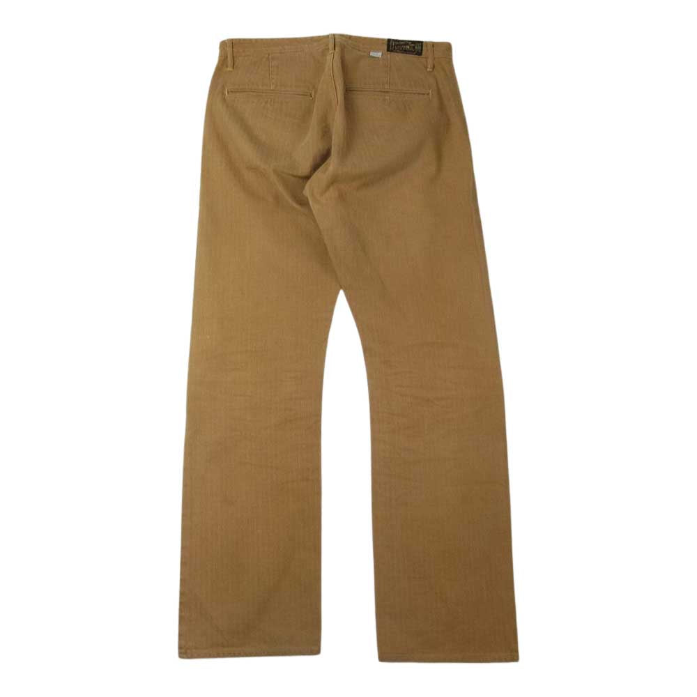 ORGUEIL オルゲイユ OR-1007 Herringbone Trousers ヘリンボーン トラウザー パンツ ライトブラウン系 30【中古】