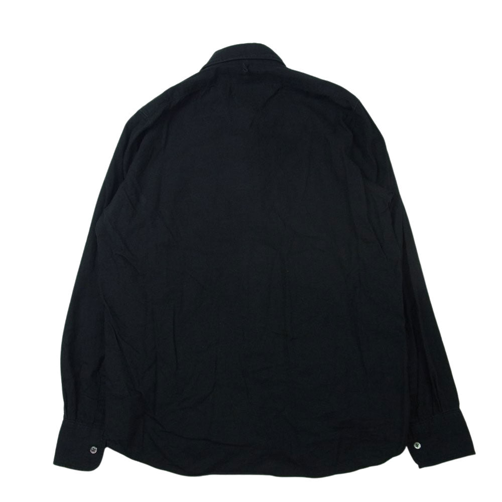 ORGUEIL オルゲイユ OR-5071C Windsor Collar Shirt ウィンザー カラー 長袖 シャツ ブラック系 38【中古】