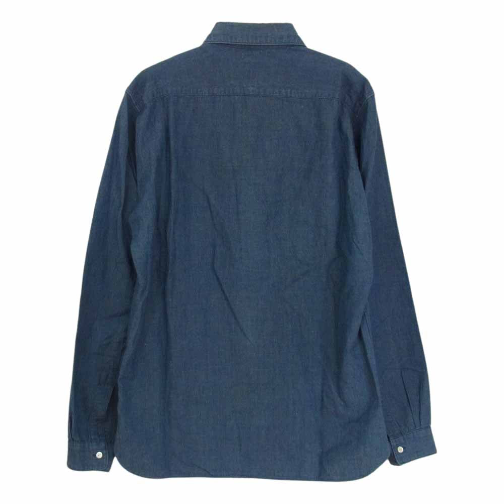 ORGUEIL オルゲイユ OR-5001C Classic Chambray Shirts クラシック シャンブレー 長袖 シャツ ブルー系 38【美品】【中古】