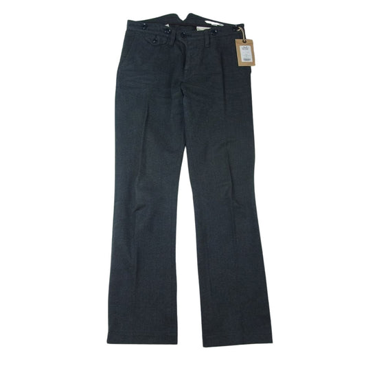 ORGUEIL オルゲイユ OR-1002 Classic Low Waist Trousers クラシック ロート ラウザーズ パンツ ブラック系 30【極上美品】【中古】