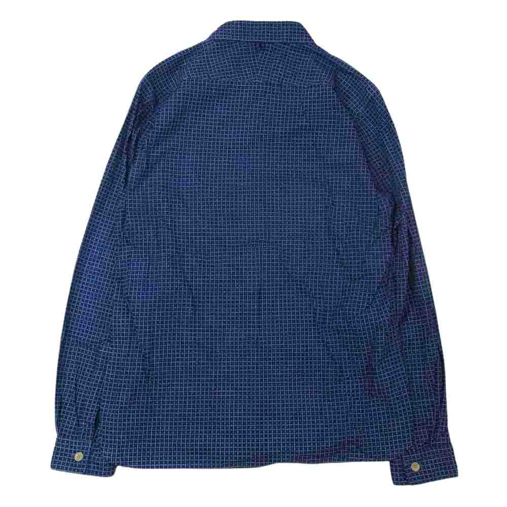 ORGUEIL オルゲイユ OR-5058 Wabash Work Shirt ウォバッシュ ワーク 長袖 シャツ ネイビー系 38【美品】【中古】
