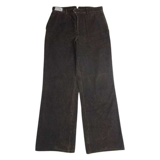 ORGUEIL オルゲイユ OR-1087A Hand-Dyed Canvas Trousers ハンド ダイ キャンバス トラウザー パンツ ブラウン系 32【美品】【中古】
