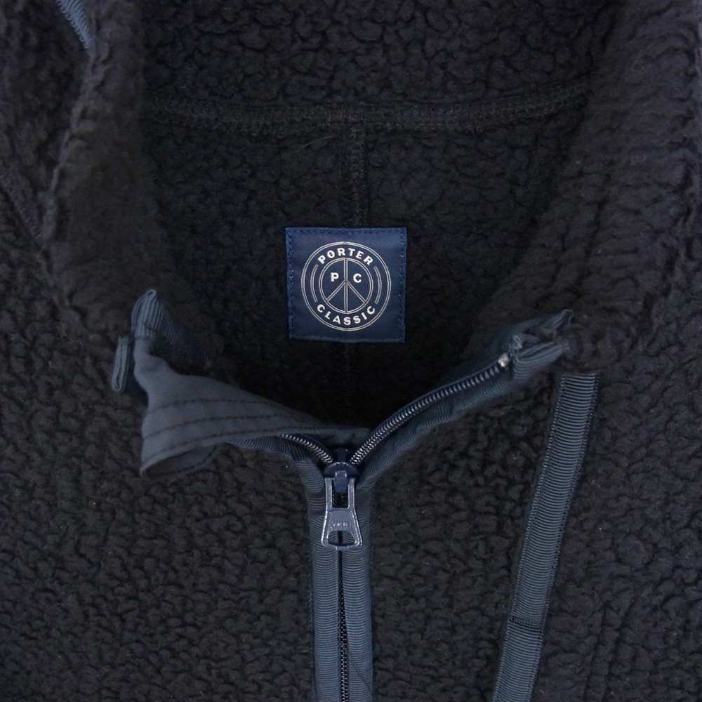 PORTER CLASSIC ポータークラシック 21AW FLEECE SHIRT JACKET ボア フリース シャツ ジャケット ダークネイビー系 2【中古】