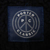PORTER CLASSIC ポータークラシック 21AW FLEECE SHIRT JACKET ボア フリース シャツ ジャケット ダークネイビー系 2【中古】
