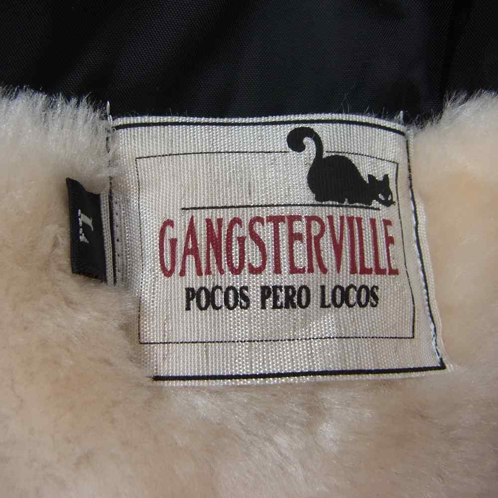 GANGSTERVILLE ギャングスタービル MANHATTAN CLUB COACH JACKET マンハッタン クラブ コーチ ジャケット ブラック系 L【美品】【中古】