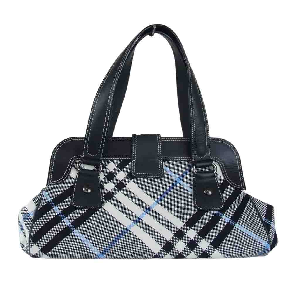 BURBERRY BLUE LABEL バーバリーブルーレーベル ロンドン ブルーレーベル チェック バッグ ブラック系【中古】