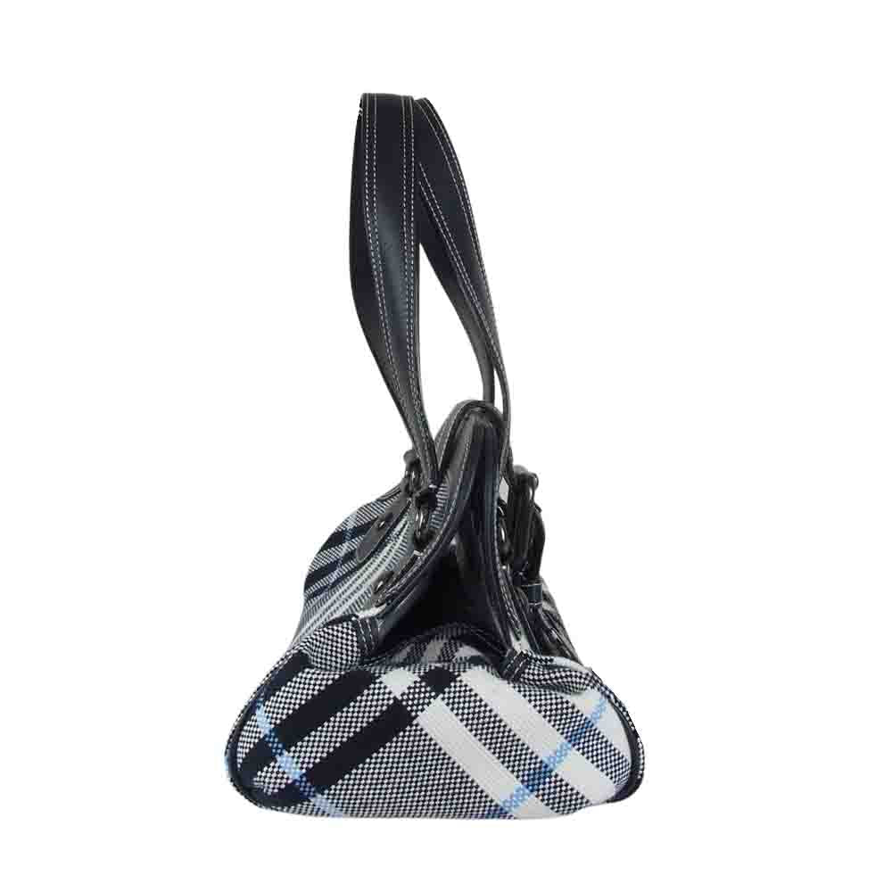 BURBERRY BLUE LABEL バーバリーブルーレーベル ロンドン ブルーレーベル チェック バッグ ブラック系【中古】