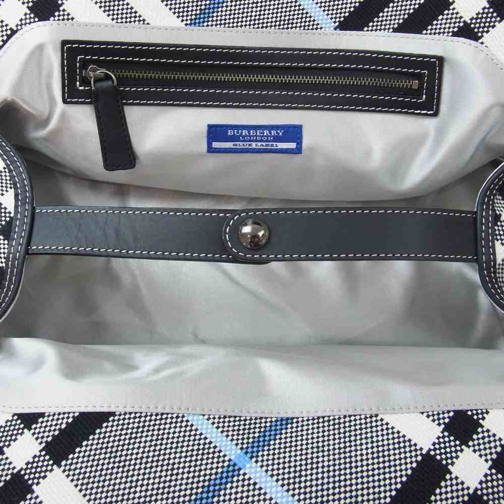 BURBERRY BLUE LABEL バーバリーブルーレーベル ロンドン ブルーレーベル チェック バッグ ブラック系【中古】