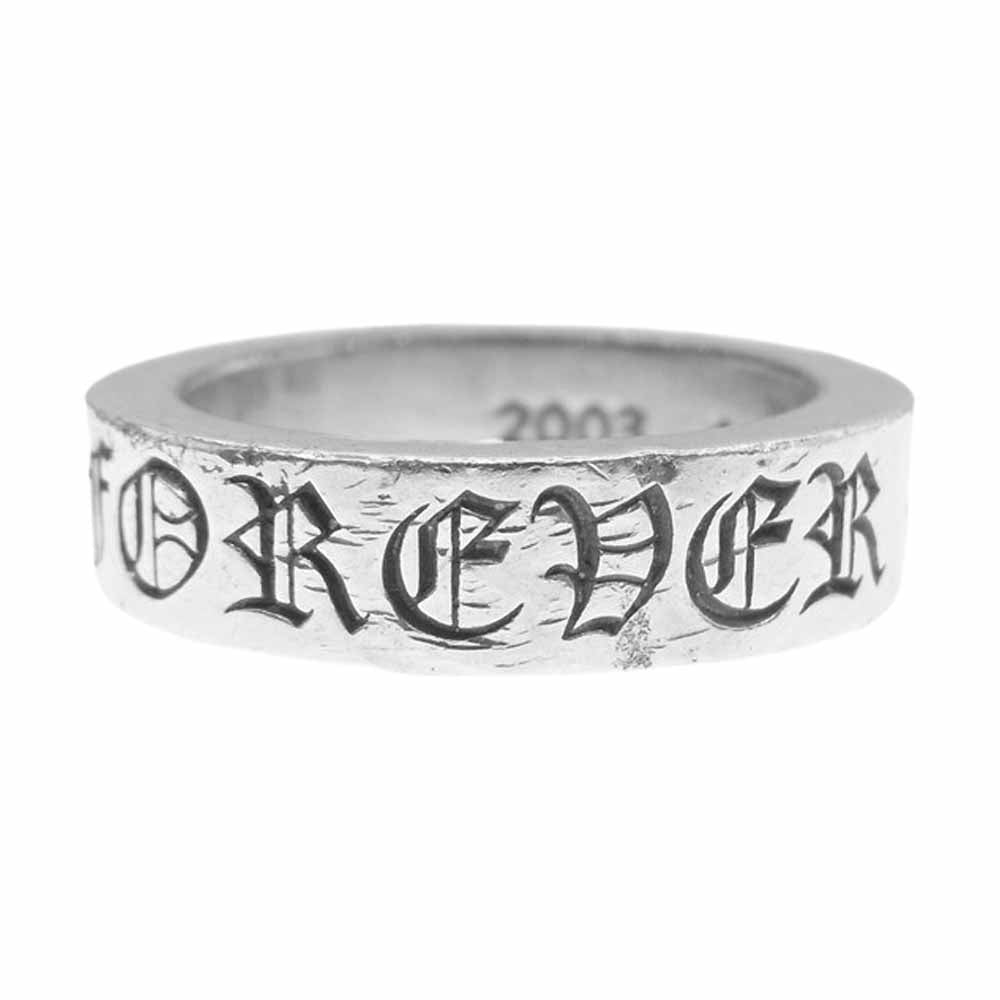 CHROME HEARTS クロムハーツ（原本無） 6mm SPACER FOREVER フォーエバー スペーサー リング シルバー系【中古】