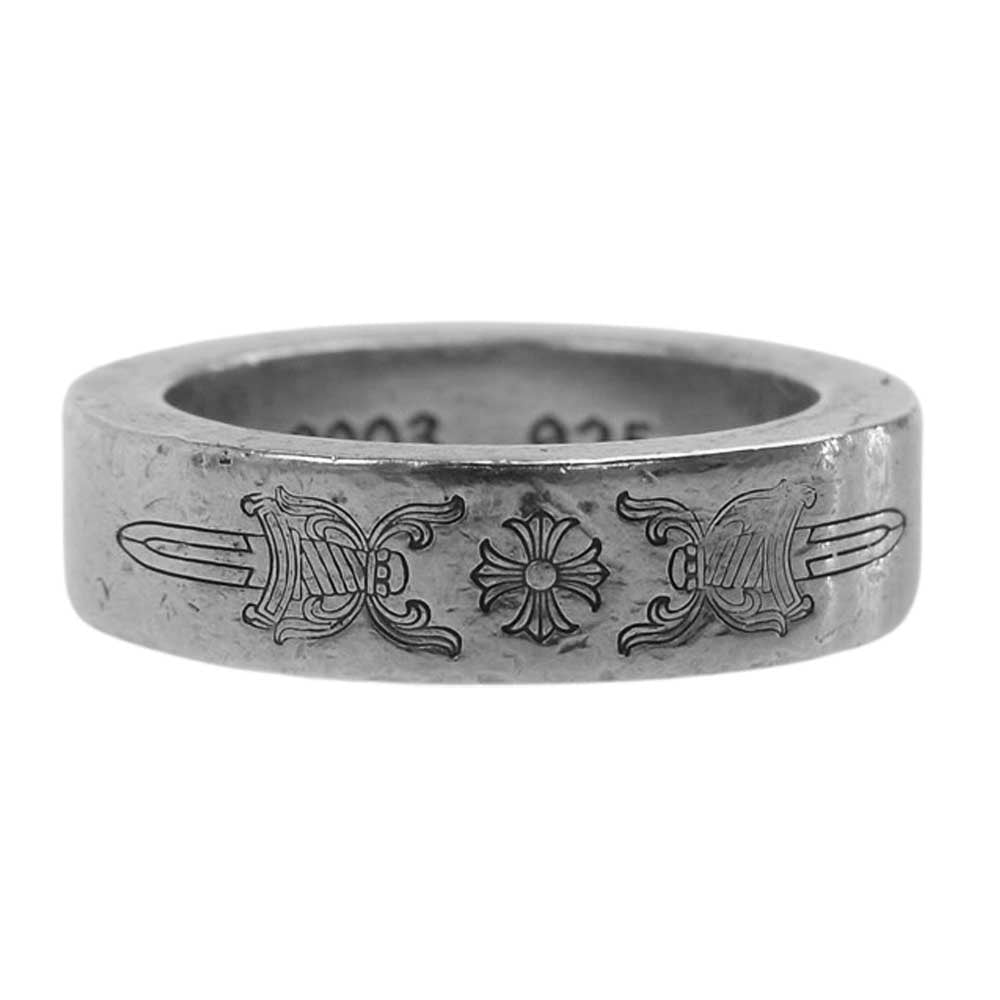 CHROME HEARTS クロムハーツ（原本無） 6mm SPACER スペーサー ダガー リング シルバー系【中古】