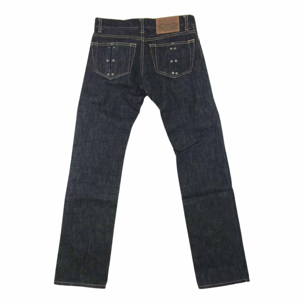 Celt&Cobra ケルト&コブラ J9 スカルボタン リベット デニム パンツ ブラック系 29【中古】