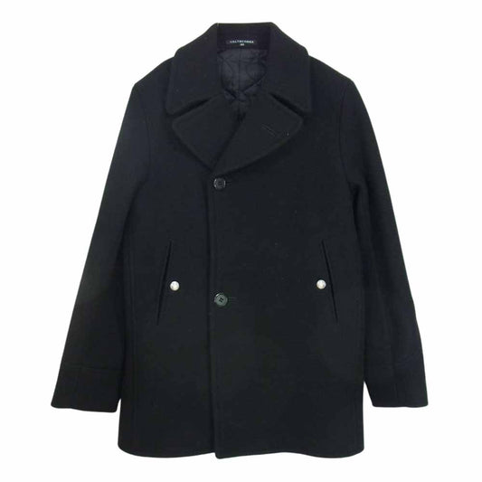 Celt&Cobra ケルト&コブラ スカルボタン ウール Pコート ジャケット ブラック系 XS【中古】