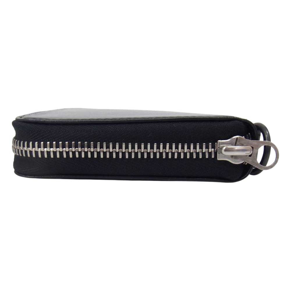 Lewis Leathers ルイスレザー × PORTER ポーター WALLET レザー ファスナー 二つ折り ブラック系【新古品】【未使用】【中古】
