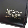 Lewis Leathers ルイスレザー × PORTER ポーター WALLET レザー ファスナー 二つ折り ブラック系【新古品】【未使用】【中古】