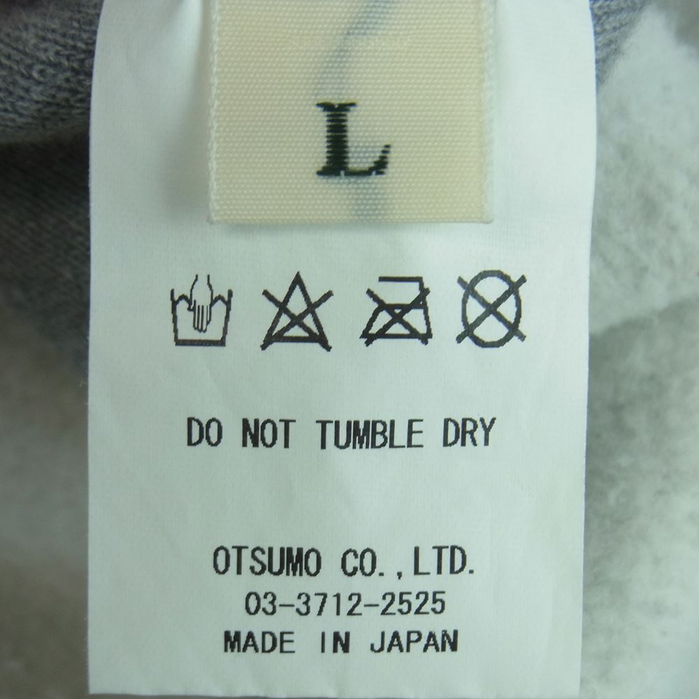 HUMAN MADE ヒューマンメイド KAWS DRY ALLS ダックプリント スウェット トレーナー 日本製 グレー系 L【美品】【中古】