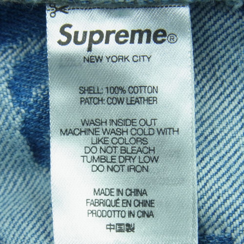 Supreme シュプリーム 22SS Fat Tip Jacquard Regular Jean ファット ティップ ジャカード デニム パンツ インディゴブルー系 30【美品】【中古】