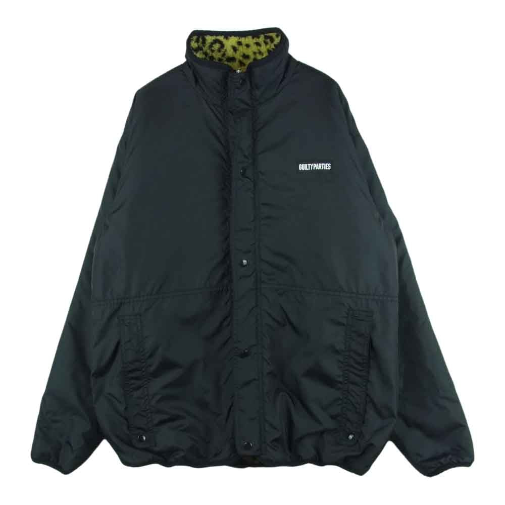 WACKO MARIA ワコマリア 19FW-WMO-OD09 REVERSIBLE BOA FLEECE JACKET リバーシブル ボア ジャケット ブラック系 イエロー系 M【美品】【中古】