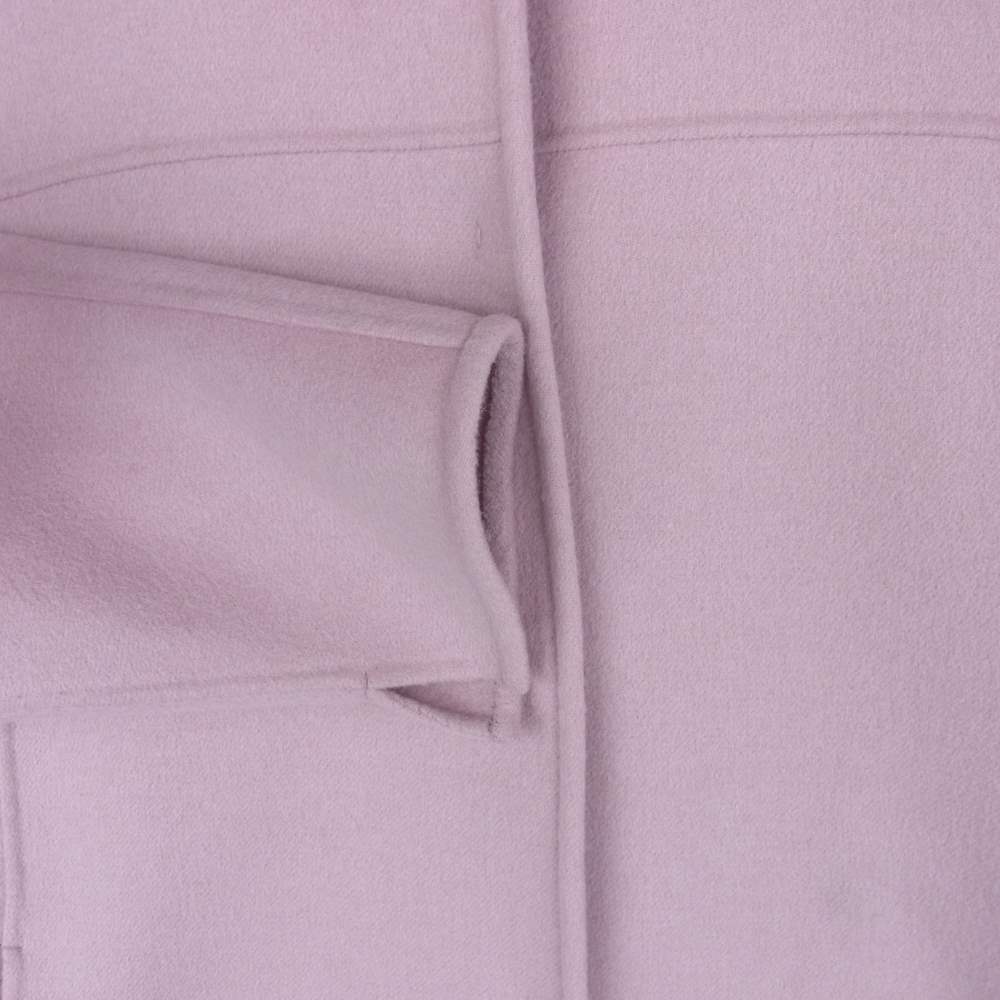 MAX MARA マックスマーラ 国内正規品 Cucito A Mano クチート アマーノ ノーカラー ウール コート ピンク系 32【中古】