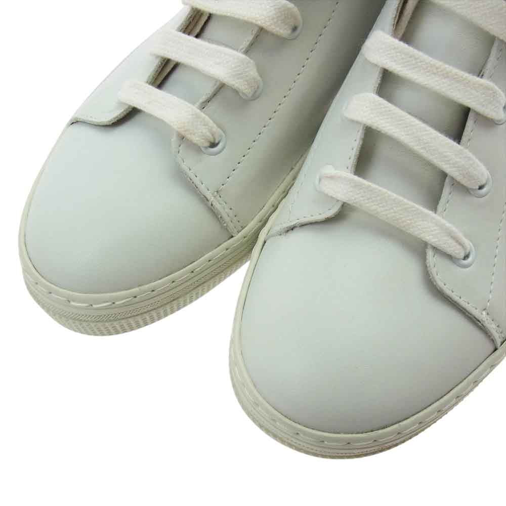 A.P.C. アーペーセー PXALF-H56029 ホワイトレザー ハイカット スニーカー 41【中古】