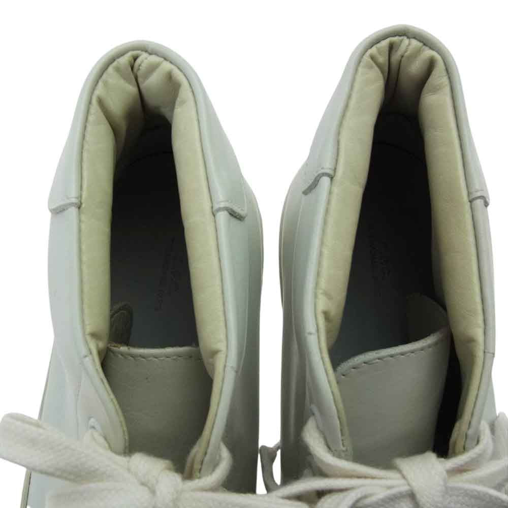 A.P.C. アーペーセー PXALF-H56029 ホワイトレザー ハイカット スニーカー 41【中古】