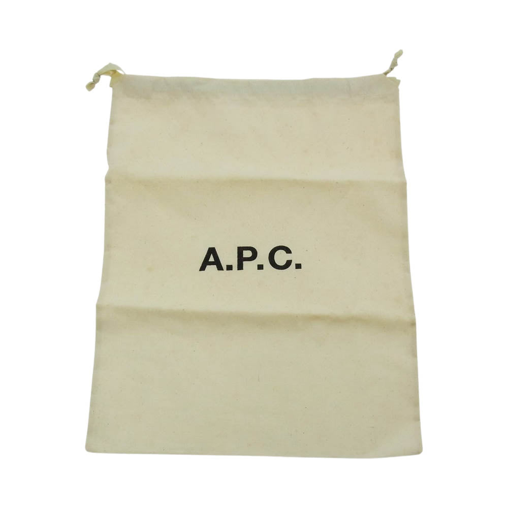 A.P.C. アーペーセー PXALF-H56029 ホワイトレザー ハイカット スニーカー 41【中古】