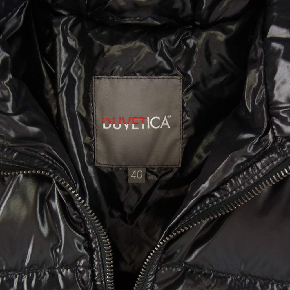 DUVETICA デュベティカ ACE ダウンコート  ブラック系 40【美品】【中古】