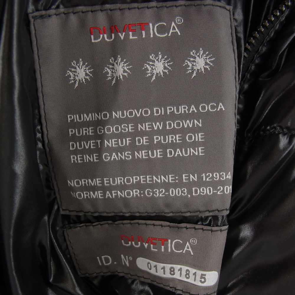 DUVETICA デュベティカ ACE ダウンコート  ブラック系 40【美品】【中古】
