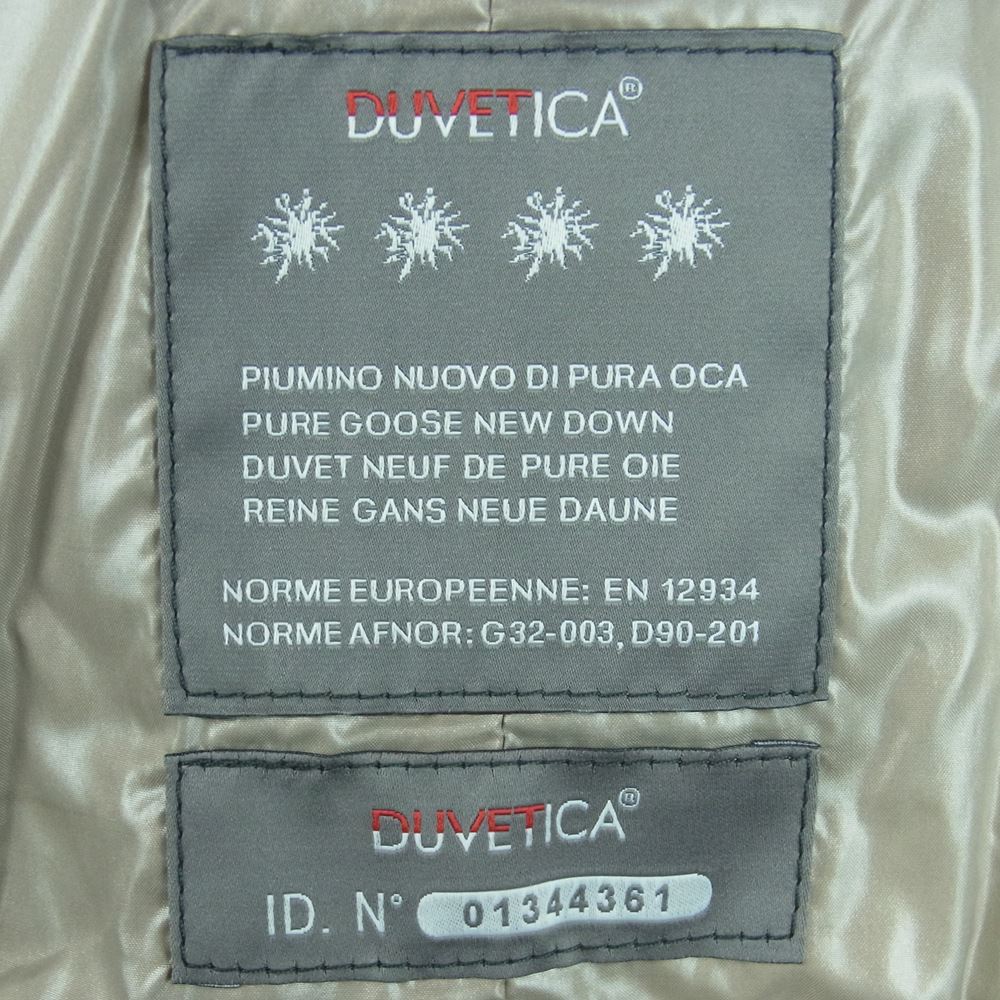 DUVETICA デュベティカ 01344361 PENELOPE ペネロペ ダウン コート ジャケット グレイッシュベージュ系 40【新古品】【未使用】【中古】
