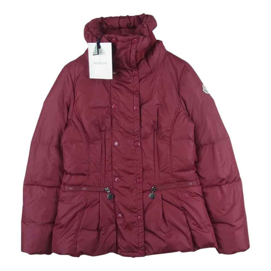 MONCLER モンクレール 116347 PHALENE ファレーヌ ダウン コート ジャケット ルーマニア製 赤紫系 1【美品】【中古】
