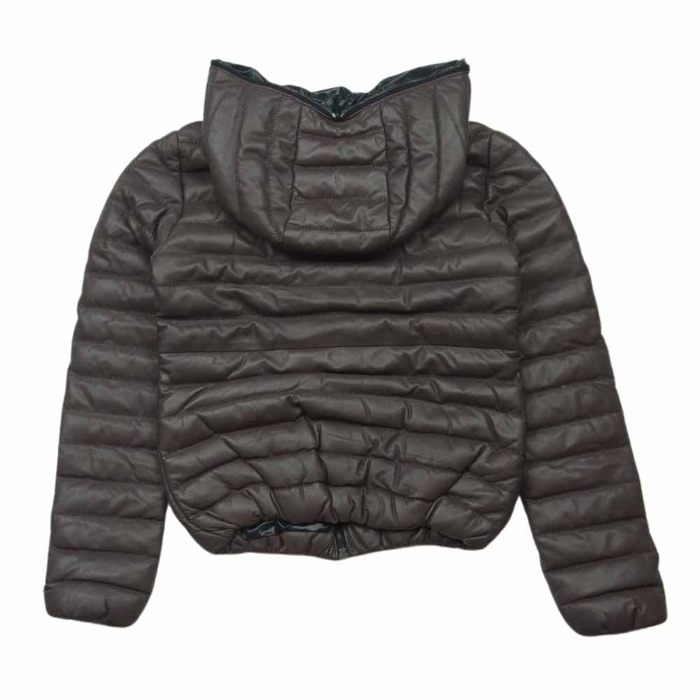 DUVETICA デュベティカ 01259854 MESSENEDUE レザー ダウン コート ジャケット ブラウン系 223-BANBI 40【新古品】【未使用】【中古】