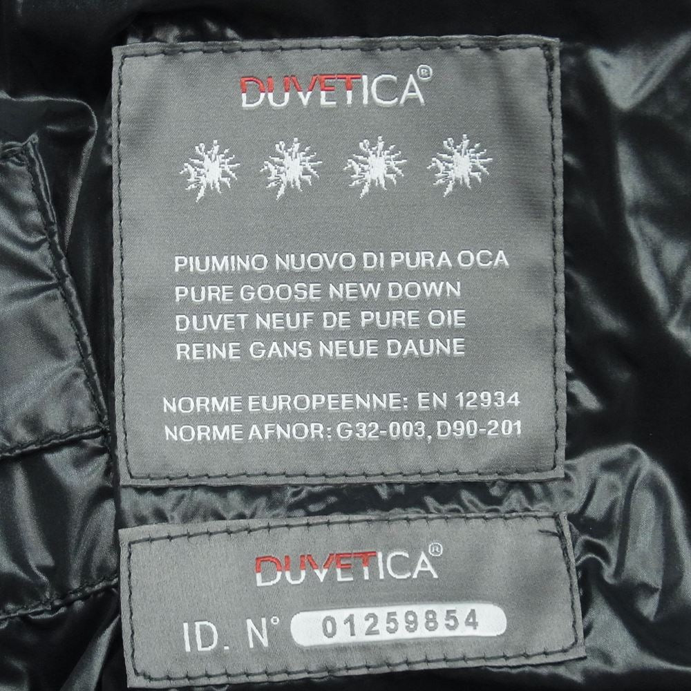 DUVETICA デュベティカ 01259854 MESSENEDUE レザー ダウン コート ジャケット ブラウン系 223-BANBI 40【新古品】【未使用】【中古】