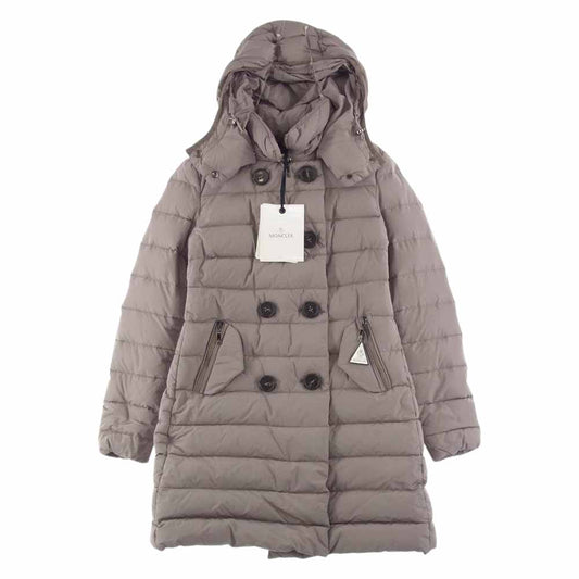 MONCLER モンクレール GARBET ガルベ フード付き ダウンコート グレー系【中古】