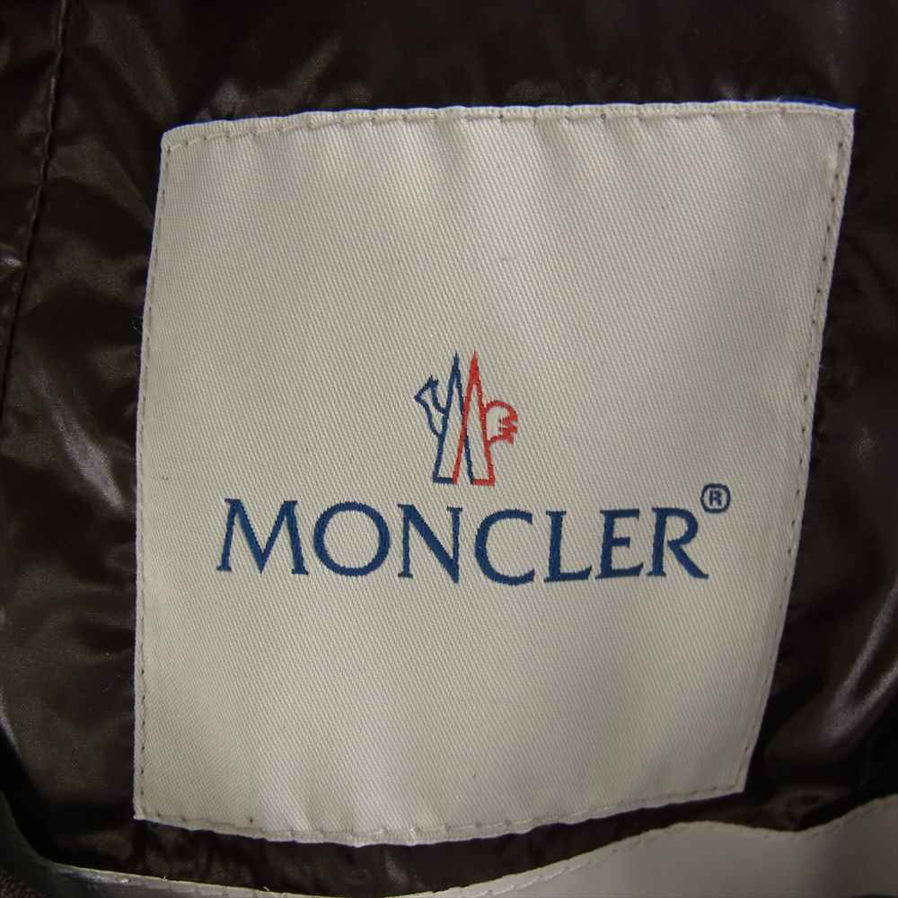 MONCLER モンクレール ARMOISE アルモワーズ 着脱可能 ファーフード付き ダウンジャケット ブラック系 2【美品】【中古】