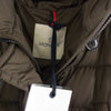 MONCLER モンクレール GENE ファー付き ダウンコート カーキ系【美品】【中古】