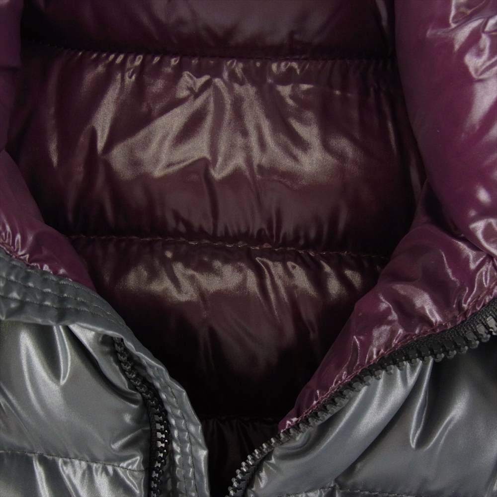 MONCLER モンクレール BADY バディ 着脱可能フード付き ダウンジャケット グレー系 TG2【中古】