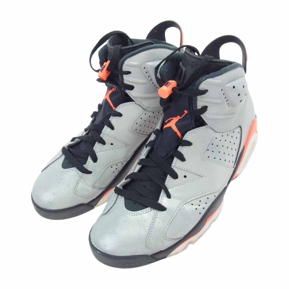 NIKE ナイキ CI4072-001 AIR JORDAN 6 REFLECTIVE INFRARED エアジョーダン 6 リフレクティブ インフラレッド シルバーグレー系 29cm【中古】