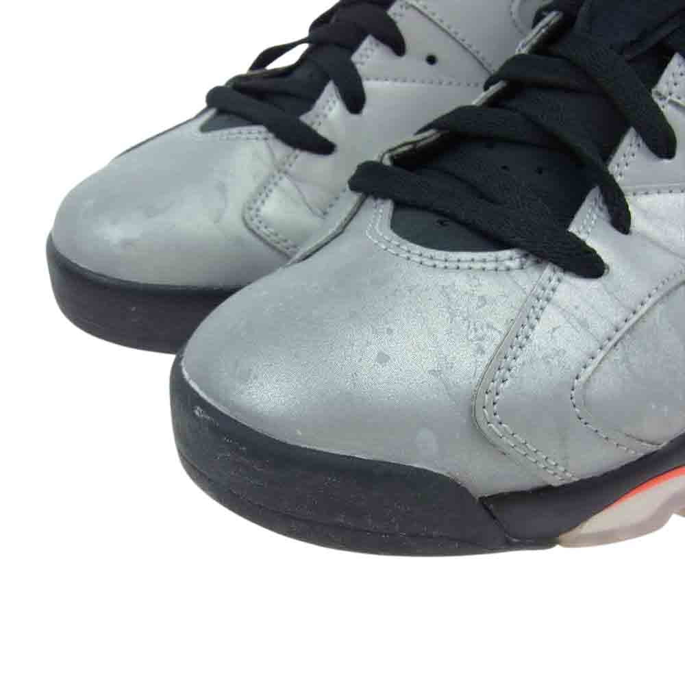 NIKE ナイキ CI4072-001 AIR JORDAN 6 REFLECTIVE INFRARED エアジョーダン 6 リフレクティブ インフラレッド シルバーグレー系 29cm【中古】