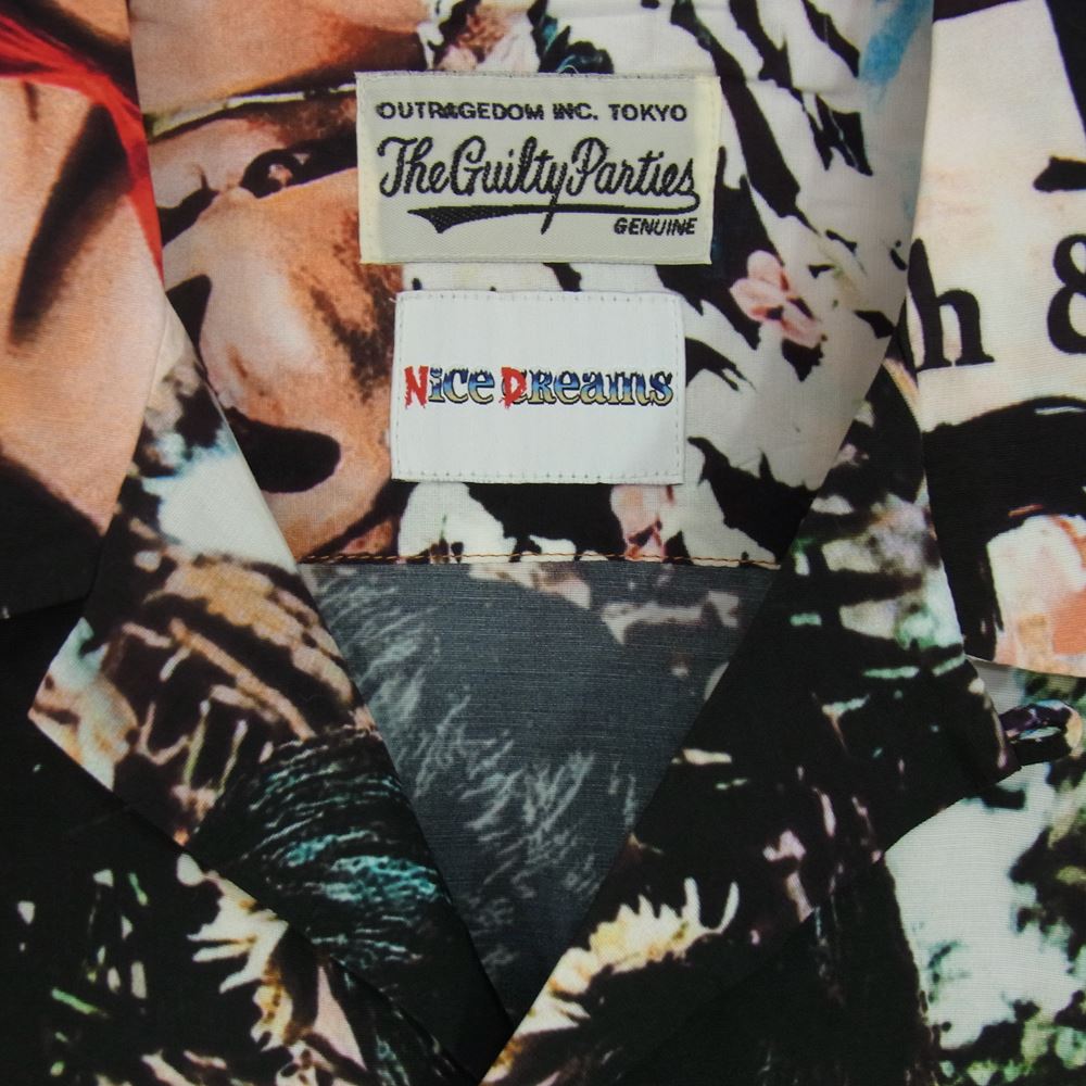 WACKO MARIA ワコマリア NICE DREAMS HAWAIIAN SHIRT ナイス ドリームス ハワイアン 半袖 シャツ マルチカラー系 XL【美品】【中古】