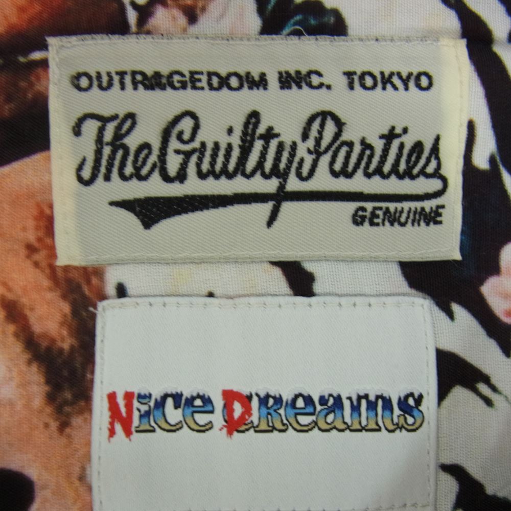 WACKO MARIA ワコマリア NICE DREAMS HAWAIIAN SHIRT ナイス ドリームス ハワイアン 半袖 シャツ マルチカラー系 XL【美品】【中古】