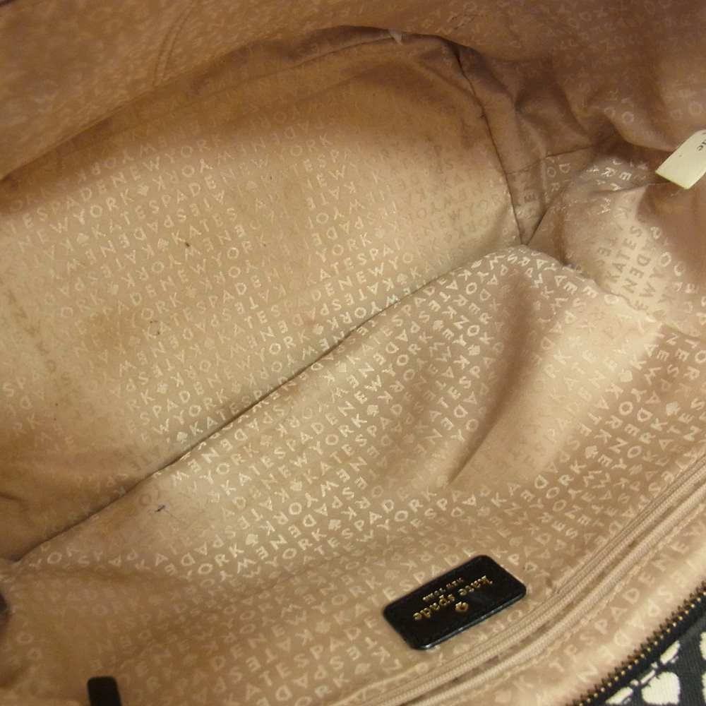 Kate Spade ケイトスペード クラシックスペード マザーズ トートバッグ ブラック系【中古】